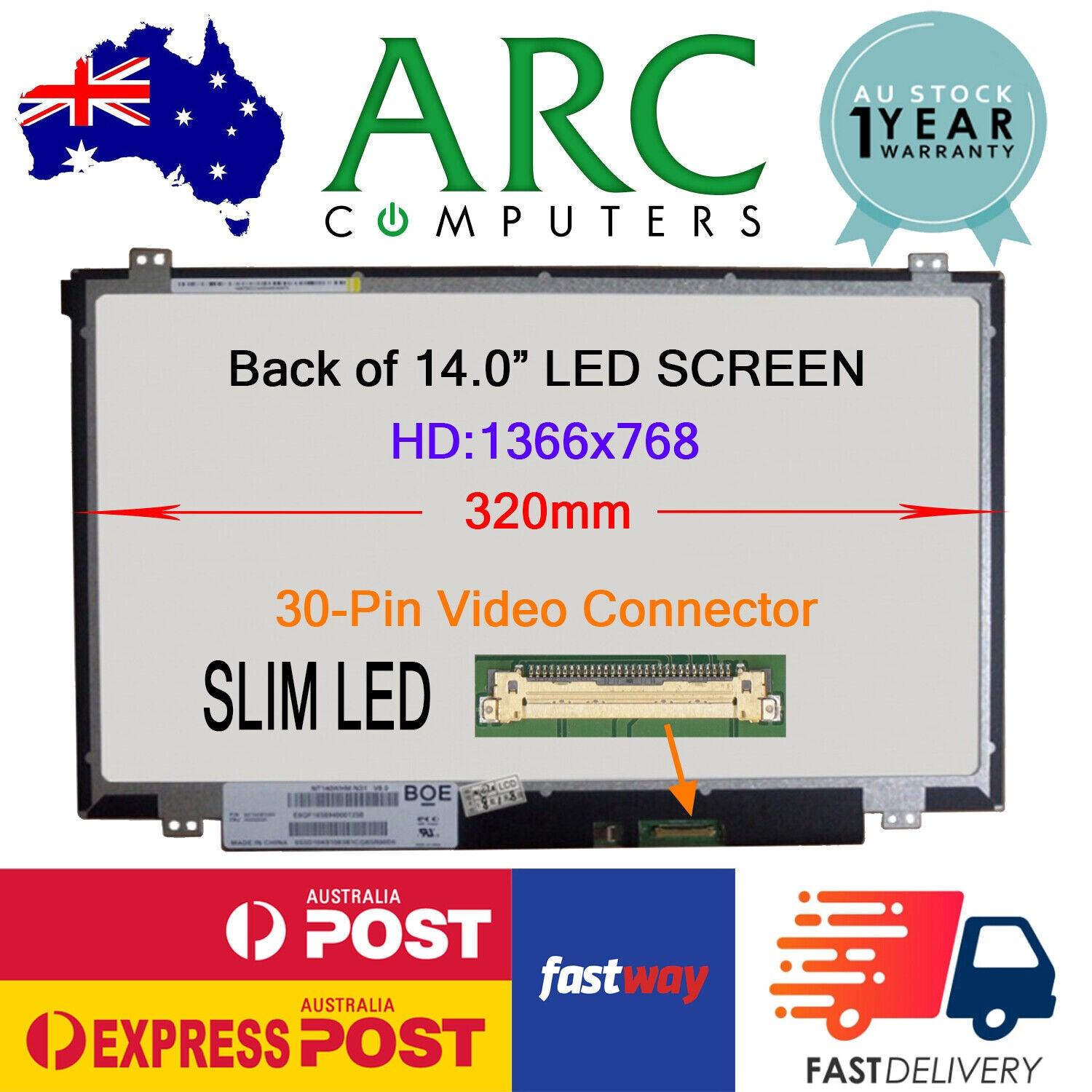 14" LED LCD Screen Display Panel NT140WHM-N41 LP140WH2 TPS1 LTN140AT31 WXGA HD - BESTA